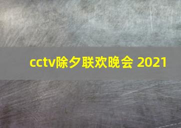 cctv除夕联欢晚会 2021